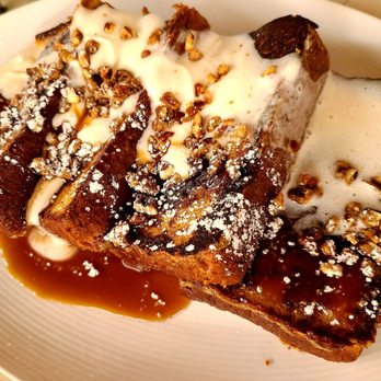 Full Belly - Pecan Pie French Toast - Breakfast & Brunch Near Me - San Antonio, Texas Full Belly - Pecan Pie French Toast - Breakfast & Brunch Near Me - San Antonio, Texas
