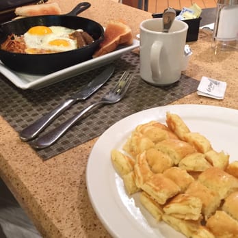 Schnucks Des Peres - Sunny side skillet with a pancake. - Grocery Near Me - St. Louis, Missouri