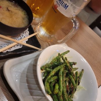 Izakaya Tenko - Mushroom Soup, Green Beans with Garlic, & Beer - Japanese Near Me - Lake Forest, California Izakaya Tenko - Mushroom Soup, Green Beans with Garlic, & Beer - Japanese Near Me - Lake Forest, California