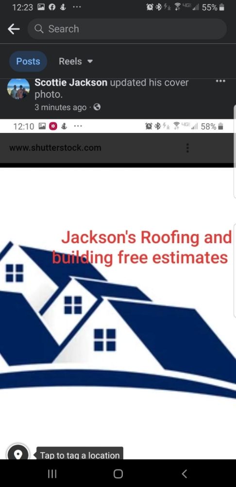 Slide of Jackson's Roofing