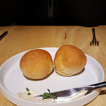 The Arbour - Bread and butter.... The bread was the most disappointing dish of the night - New American Near Me - Pasadena, California