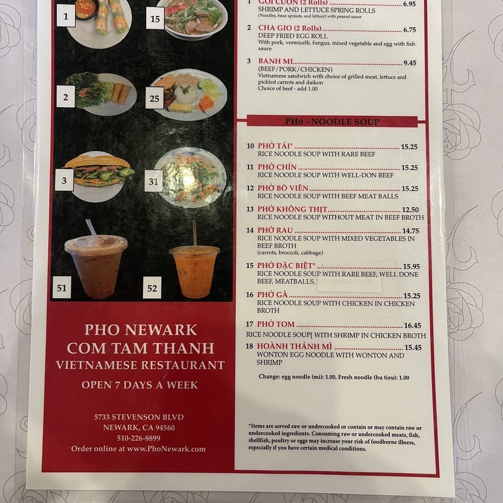 Com Tam Thanh - Front Menu - Vietnamese Near Me - Newark, California Com Tam Thanh - Front Menu - Vietnamese Near Me - Newark, California