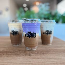 Phin Caphe & Boba - LTR: Egg Coffee, Ube Coffee, Pistachio Coffee