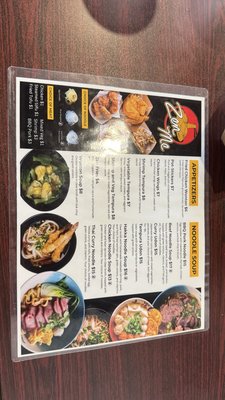 Menu photo 2 Zen Me St. Louis, MO