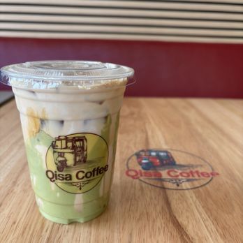 Qisa Coffee - Iced pistachio latte - Coffee & Tea Near Me - Sacramento, California Qisa Coffee - Iced pistachio latte - Coffee & Tea Near Me - Sacramento, California