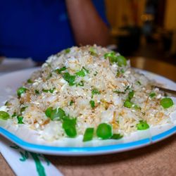 Dry scallop egg white fried rice $21