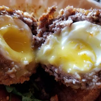 Chartier - Scotch egg - French Near Me - Beaumont, Alberta