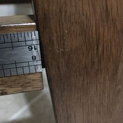 Raymour & Flanigan Furniture and Mattress Outlet - Feb. 2020 - straightedge showing the gap