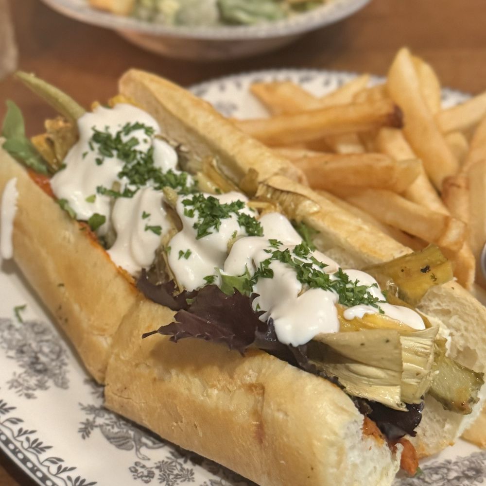 DC Vegan - Artichoke sandwich - Vegan Near Me - Washington, DC, District of Columbia