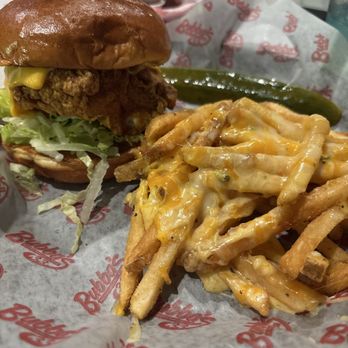 Bubba's 33 - Crispy chicken sandwich & cheese fries - Pizza Near Me - Chesapeake, Virginia Bubba's 33 - Crispy chicken sandwich & cheese fries - Pizza Near Me - Chesapeake, Virginia