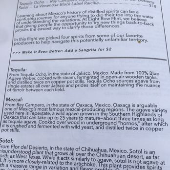 Eight Row Flint - Menu - Gastropubs Near Me - Houston, Texas