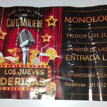 Café Molière - Monólogos gratis los jueves - Beer Bar Near Me - Madrid, M