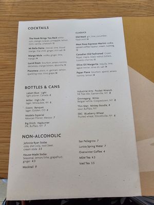 Menu photo 6 West Rose Ellicottville, NY