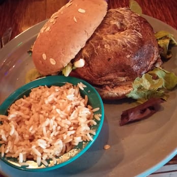 Hobbit Cafe - Portabello burger - Burgers Near Me - Houston, Texas