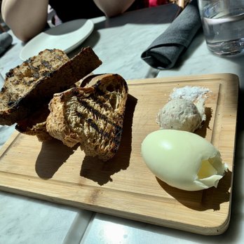 Terra - Toasted sourdough bread with buffalo butter. - Italian Near Me - Santa Clara, California