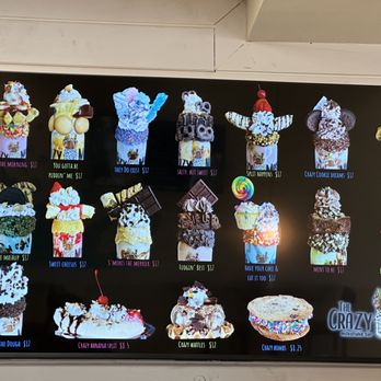 The Crazy Mason Milkshake Bar - Menu - Desserts Near Me - Kissimmee, Florida