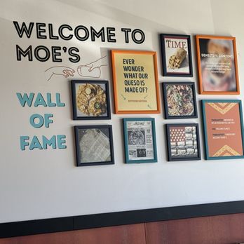 Moe's Southwest Grill - Wall of fame. - Mexican Near Me - Locust Grove, Georgia
