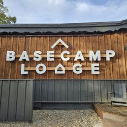 Front of the lodge