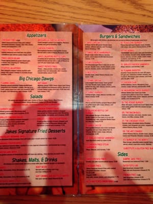 Menu photo 7 Jakes Burgers and Beer Flower Mound, TX