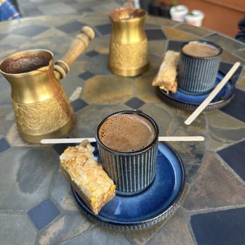 Manasiri Crepes - Turkish coffees with baklava - Creperies Near Me - Monterey, California Manasiri Crepes - Turkish coffees with baklava - Creperies Near Me - Monterey, California