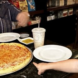 Antonio's Market & Cafe Downstairs Maitland - Another great pizza with the grandkids