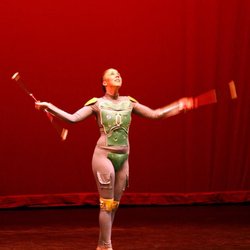 Rise Up Fitness - We did a star wars themed Performance May 4th. Our Baton Twirling Coach rocking a Boba Fett costume. (Yes, that's THREE batons.....)