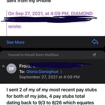 RENU Property Management - Sent pay stubs multiple times and for some reason Gloria was still confused - Property Management Near Me - Carmel, Indiana