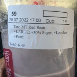 Gong Cha CrossIron - I didn't get any ice nor did I get any pearl.