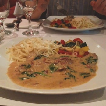L'Academie - Scallopini San Daniele & Scallopini à la moutarde (both are veal dishes) - French Near Me - Brossard, Quebec L'Academie - Scallopini San Daniele & Scallopini à la moutarde (both are veal dishes) - French Near Me - Brossard, Quebec