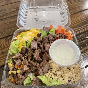 Jane's Grill - Large beef fajita southwest salad - American Near Me - Houston, Texas