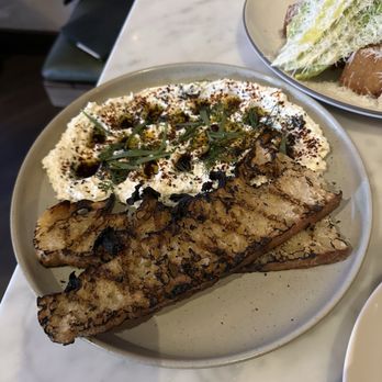 The Whaling Bar - Whipped buttermilk ricotta with focaccia. - Cocktail Bars Near Me - La Jolla, California