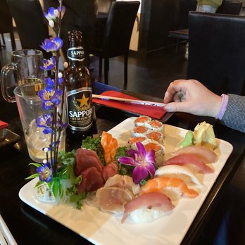 Avocado Sushi - a plate of sushi and a bottle of beer - Sushi Bars Near Me - Staten Island, New York Avocado Sushi - a plate of sushi and a bottle of beer - Sushi Bars Near Me - Staten Island, New York