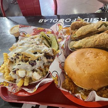 Riverside Food Lab - Loaded fries, chicken sandwich - Food Court Near Me - Riverside, California Riverside Food Lab - Loaded fries, chicken sandwich - Food Court Near Me - Riverside, California