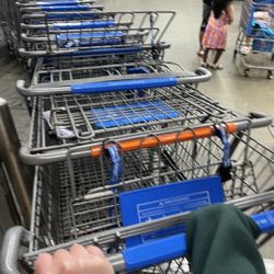 Walmart - Me helping the cart guy