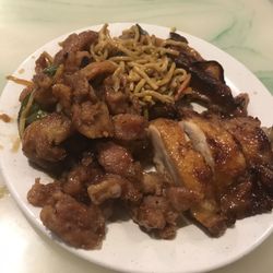 Hibachi Buffet & Grill - The BBQ chicken is way too fatty.