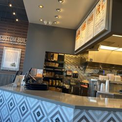 Habit Burger & Grill - Front counter with no customer service.