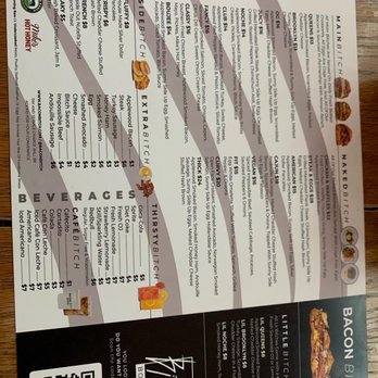 Bacon Bitch - Menu - Sandwiches Near Me - Miami Beach, Florida