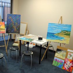 Arts & MusiCom - Artwork in one of our rooms!