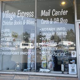 Exterior outside entrance of Village Express Mail Center - Brookings, Oregon Exterior outside entrance of Village Express Mail Center - Brookings, Oregon