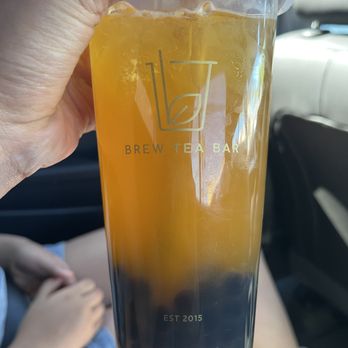 Brew Tea Bar - Mango green tea w boba - Bubble Tea Near Me - Las Vegas, Nevada Brew Tea Bar - Mango green tea w boba - Bubble Tea Near Me - Las Vegas, Nevada