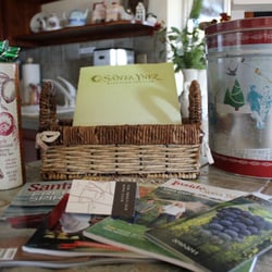 Santa Ynez Vacation Rentals - The helpful reading materials and tourism guides waiting for us at the property.