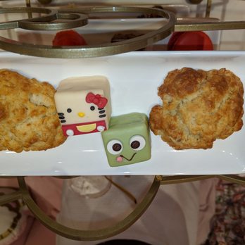 Hello Kitty Cafe - Tier #1, scones and cakes - Cafes Near Me - Irvine, California