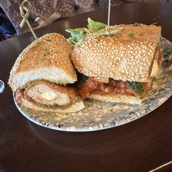 Miss Nellie's - Chicken parm sandwich - American Near Me - New York, New York Miss Nellie's - Chicken parm sandwich - American Near Me - New York, New York