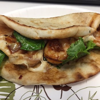 Christie's Lunch Box - Grilled Shrimp Pita special - Grilled Shrimp, spinach, onion, lettuce, cheese, choice of sauce. Â I went with Teriyaki. Â Very good! - Food Trucks Near Me - Richmond, Virginia Christie's Lunch Box - Grilled Shrimp Pita special - Grilled Shrimp, spinach, onion, lettuce, cheese, choice of sauce. Â I went with Teriyaki. Â Very good! - Food Trucks Near Me - Richmond, Virginia
