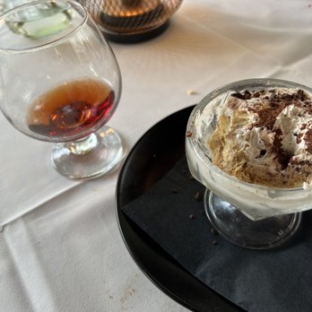 Full Bloom Vegan - 10yr Port Wine  and Tiramisu - Vegan Near Me - Miami Beach, Florida