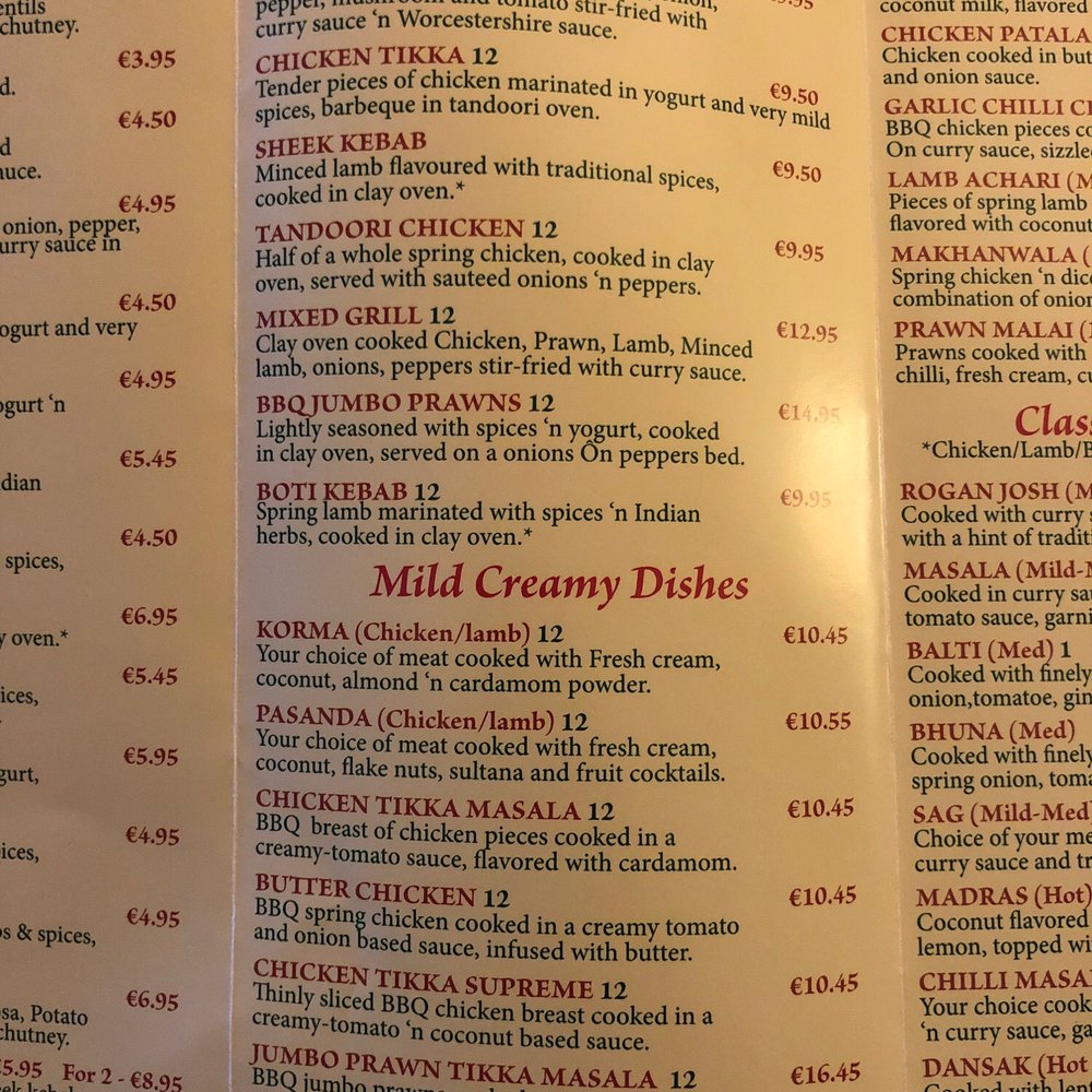 Indi-Garden - Menu page 2 - Indian Near Me - Galway, G Indi-Garden - Menu page 2 - Indian Near Me - Galway, G