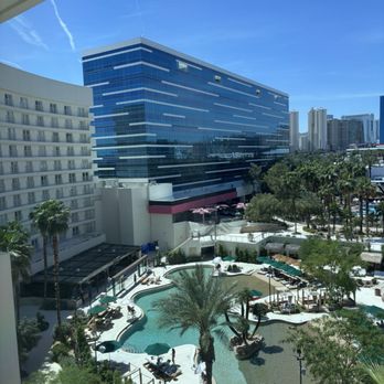 Virgin Hotels - Pool view from back of hotel - Hotels Near Me - Las Vegas, Nevada