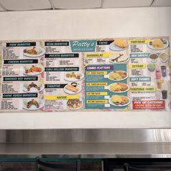 Patty's Mexican Food - Menu 2/28/26