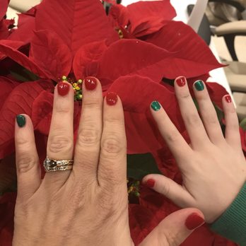Ocean Nails & Spa - Christmas nails! - Nail Salons Near Me - Mount Pleasant, South Carolina