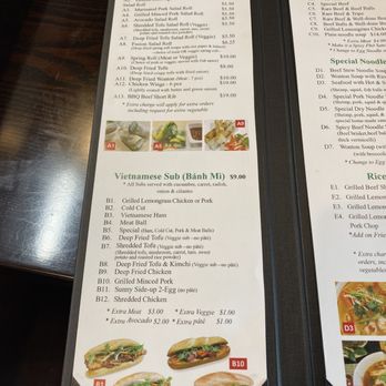 Viet Sub - a menu for a vietnamese restaurant - Vietnamese Near Me - Vancouver, British Columbia Viet Sub - a menu for a vietnamese restaurant - Vietnamese Near Me - Vancouver, British Columbia